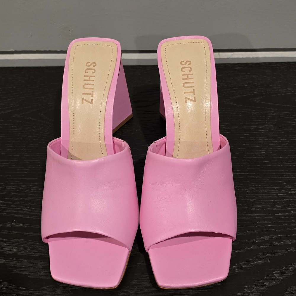 NEW SCHUTZ Vibrant Pink Women's Mules